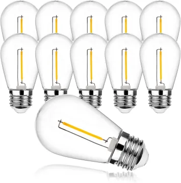 Replaceable Plastic Shatterproof S14 Outdoor String Lights 1W Bulb