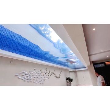 Placa PMMA transparente para parede inferior da piscina de acrílico