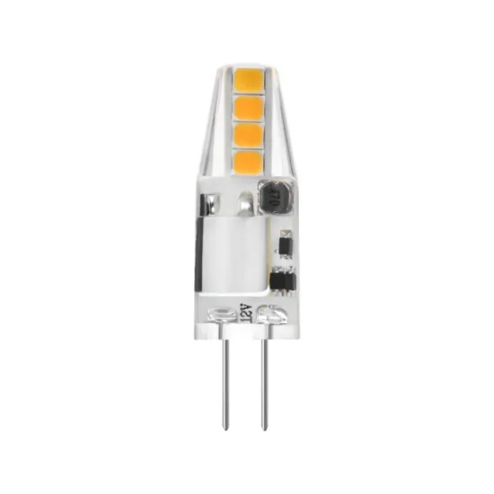 Long Lifespan G4 1.5W DC/AC12V LED Corn Bulb - No Flicker, Silicone Bi Pin