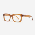 Rectangular and angular Acetate Men's Optical Frames