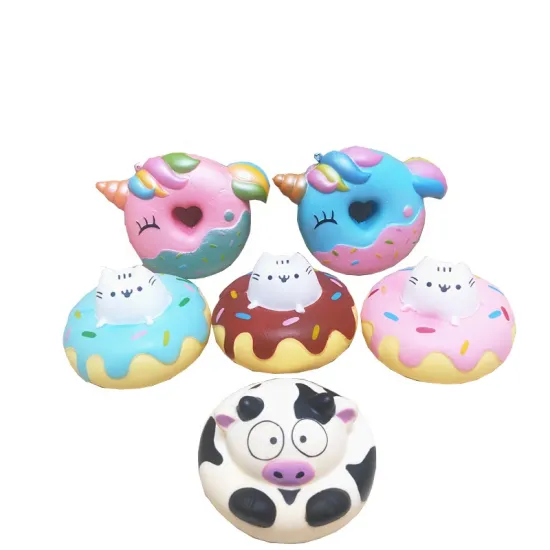 Cute, Scented Donut Toy: A Fun, Anti-Stress Item for Kids and Adults