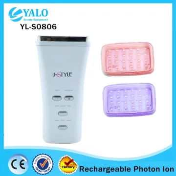 YL-S0806 Rechargeable Ion Photon LED Skin Rejuvenation facial massager