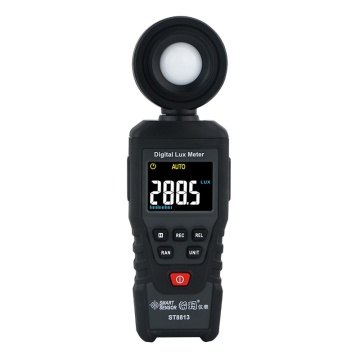 DLAND High Precision Illuminometer Lumenmeter Luxmeter with 180 Degree Sensor Rotation