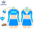 Lahat ng Star Sublimation Rhinestone Cheer Uniporme