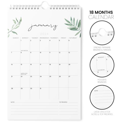 Personalized Wall Calendar Easy Planning 12 Month Vertical Wall Calendar Manufactory