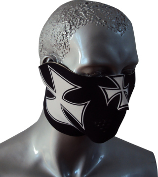Qh-5514 Cross Neoprene Half Face Mask