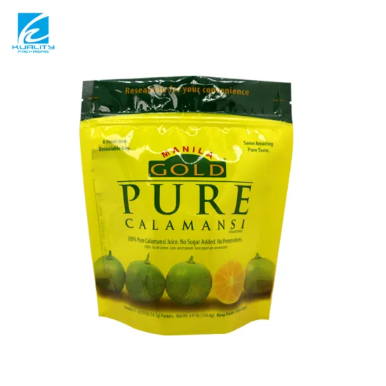 Custom Mylar Packaging Ziplock Bags for Freeze-Dried Fruit Snacks