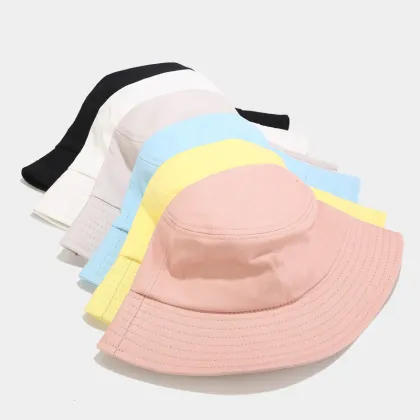 REWIN Wholesale Summer Sun Visor Hat - Unisex Cotton Denim Bucket Hat