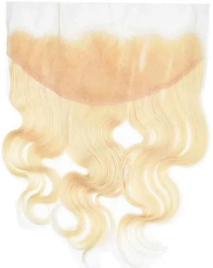 premium raw hd brazilian transparent lace frontalsale cuticles aligned wholesale 13x4 hd lace frontal indian body wave 613#