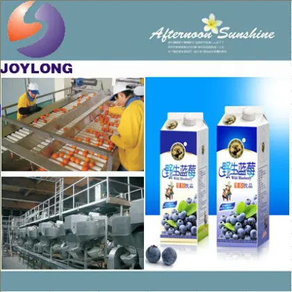 Concentrated juice machinery