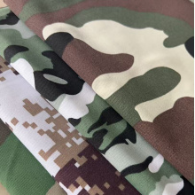 Mezcla de tela de camuflaje de algodón y poliéster