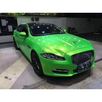 Glossy Magic Apple Green Color Vinyl Wrap