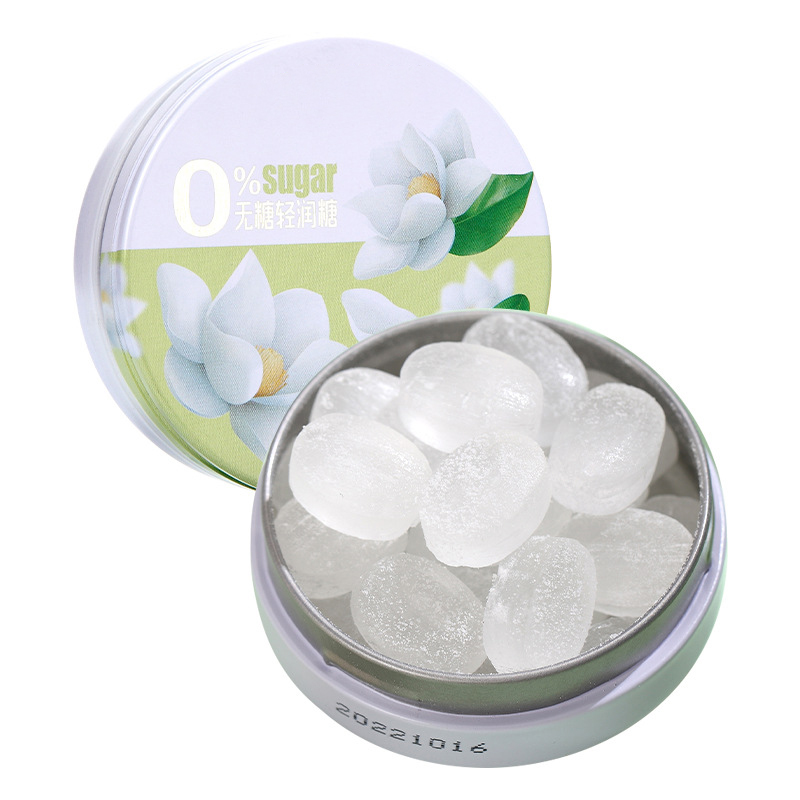 OEM ODM Vegan Fruit Flavor Fresh Breath Tin Box Hard Candy Vitamin C Support Sugar Free Mint Candy