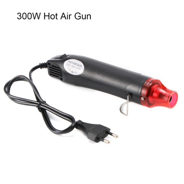 300W DIY Using Heat Gun Electric Power tool hot air 220V Temperature Gun with Supporting Seat Shrink Plastic DIY Tool