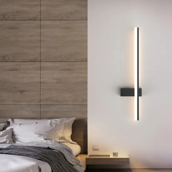 Modern Art Deco Wall Lights: 2022 Trendy Minimalist Aluminum Matt Black Indoor Bedroom Lamps with Dimmable LED Technology