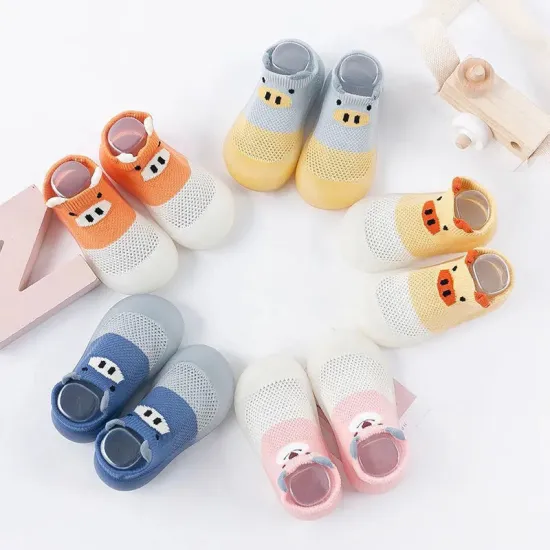 Anti-Slip Rubber Cotton Toddler Sock Shoes