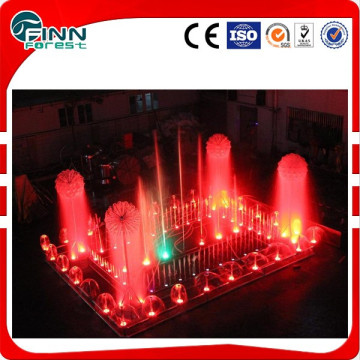 Plaza Rectangle LED Light Colorful Musical Dancing Outdoor Fountain