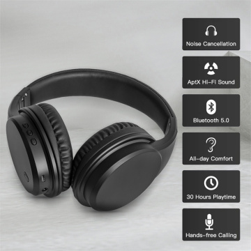 Bluetooth-hörlurar Hi-Fi Stereo Bass justerbar headset
