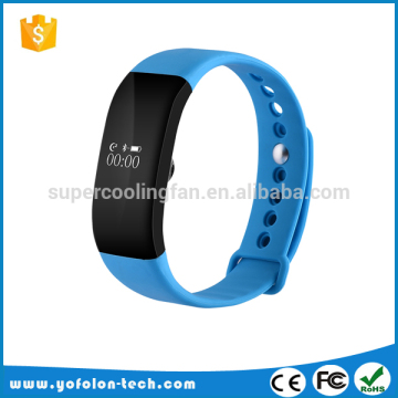 Fashion design Waterproof Health keeper Smart watch heart rate monitor with smart touch screen V6 smart bracelet