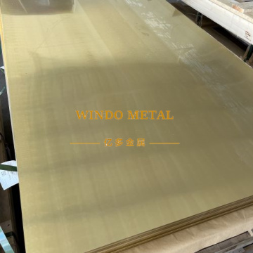 ASTM B36 compliant brass sheet for industrial fabrication