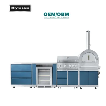 Hyxion outdoor kitchen  new design gas griller stainless sreel built in bbq BBQ grill