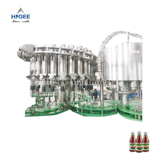 BBQ Teriyaki Mayonnaise Soy Sauce Tomato Ketchup Filling Machine Production Line