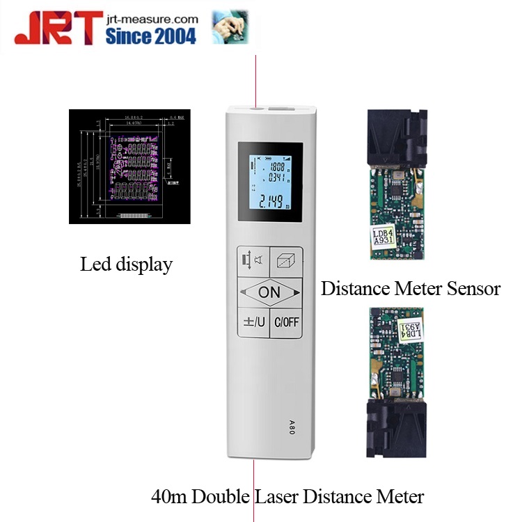 Double Laser Distance Meter and Sensors