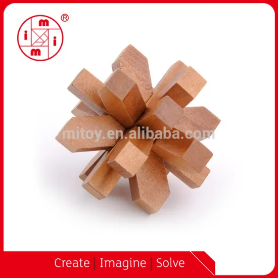 Snowflower 3d wood puzzle