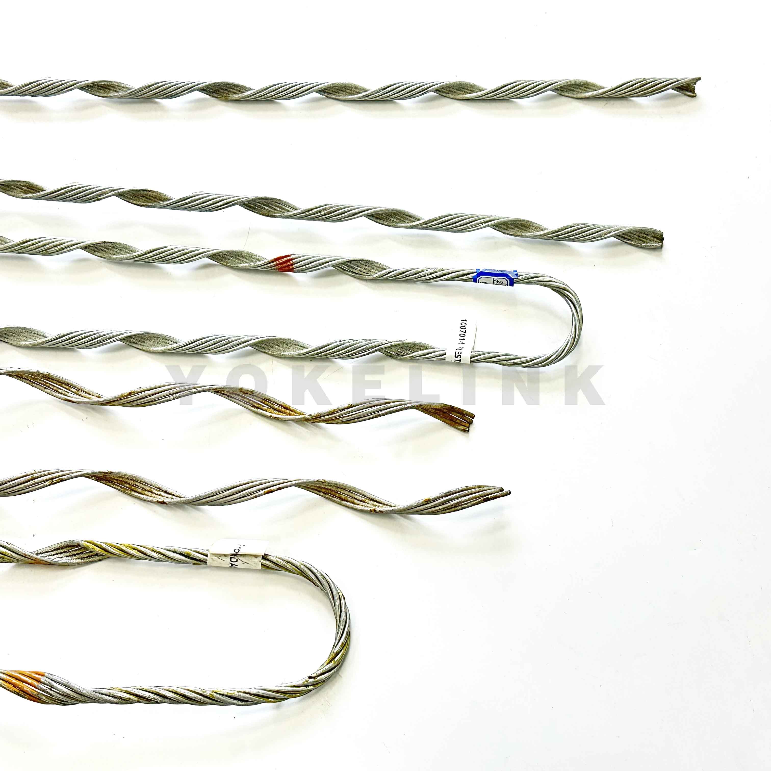 পাওয়ার ফিটিং এর জন্য অ্যালুমিনিয়াম ডেড এন্ড প্রিফর্মড গাই গ্রিপ