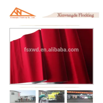 Best sell 100% polyester long velvet fabric, dark red velvet upholstery fabric