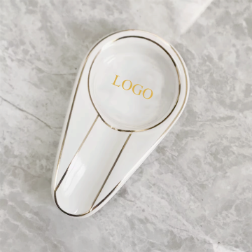Ceramic Ashtray with Custom Logo - Portable Smoking Accessory