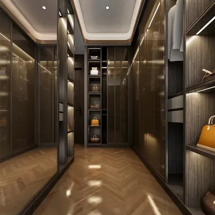 Tall Custom Modular Storage Closet: Large Walk-In Closet Solutions