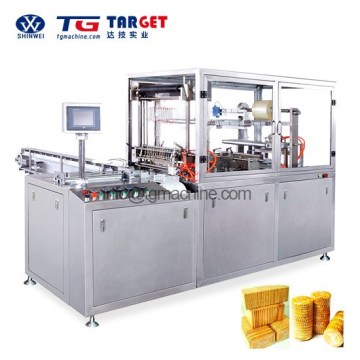 High speed biscuit shrink wrapping machine
