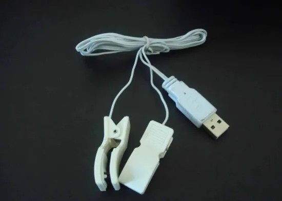 Ear Clip Tens Electordes Wire / Tens Lead Wire For Surgical Instrument, Copper Tens Lead Wires