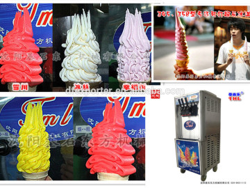 High Qulity TML Three Color Rainbow Soft Serve Ice Cream Machine, Commercial Ice Cream Making Machine, Gelato Making Machine