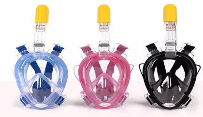 Liquide Silicone Waterproof Full Face Mask Snorkeling