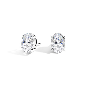 14k ရွှေဖြူ၌ဓာတ်ခွဲခန်းစိန်နားနားရွက်