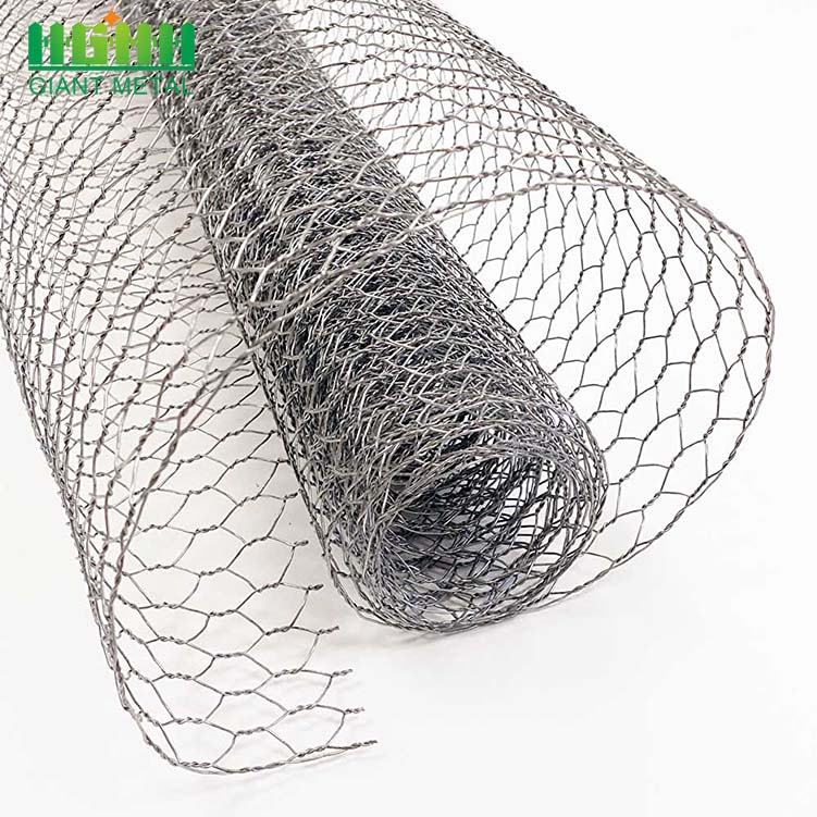 Galvanized Farms Iron Wire Hexagonal Chicken Net Fence