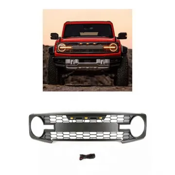 Gobison Bumper Raptor Mesh Grille for FORD Bronco