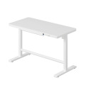 Electric Stand Up White Single Motor Standing Desk