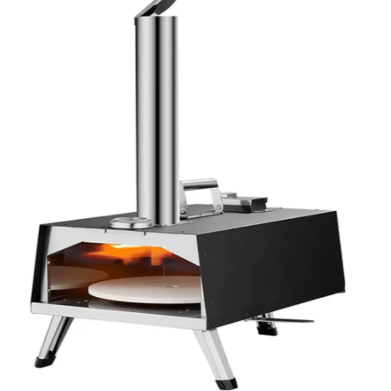 Classic outdoor portable wood pellet oven 12-inch pizza Stone Rotary Pizza oven Camping backyard stainless steel pizza oven