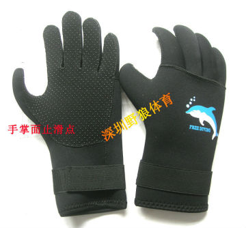 Thigh Gloves High Stretch Five Finger Diving Glove For Hand Protection