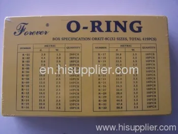 Viton O Ring Kit Chinese Yellow Box O Ring Kit China 