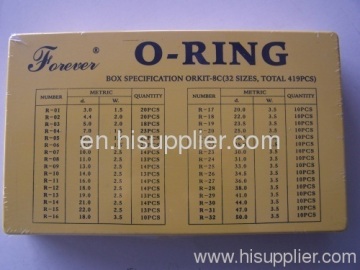 Viton O Ring Kit Çin kutusu O yüzük seti China sarı