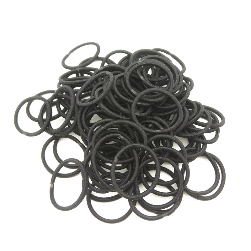 100Pcs/Lot Size 2.2cm Elastic Hair Bands Mini Rubber Rope Ponytail Holder for Kids Girl Accessories