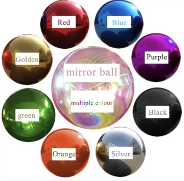 Inflatable Mirror Ball: Giant Event Decoration PVC Floating Sphere Mirror Advertisement