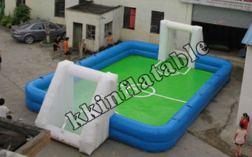 hot sale inflatable soap football field, inflatable football pitch/court