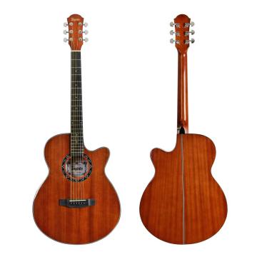 Högkvalitativ 40 tum Sapele Wood Acoustic Guitar