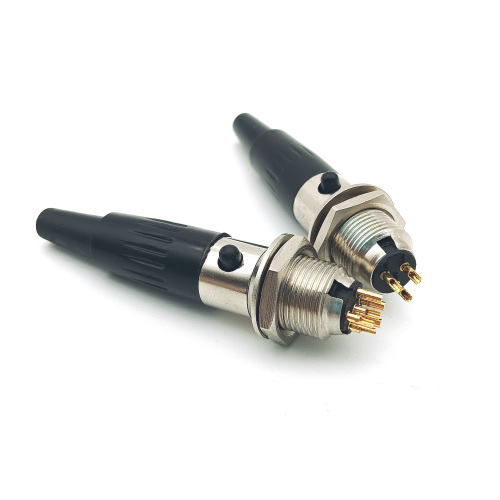 Mini XLR Male Female Chassis Mount Microphone Adapter