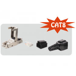 ตัวเชื่อมต่อ FTP CAT8 ที่ไม่มีเครื่องมือ